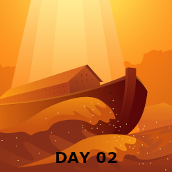 Day 02 - Flood and People Scatter at Babel